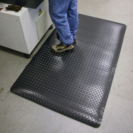Tapis anti fatigue tôle diamant PREMIUM - Tapis antifatigue et de sécurité Tapis anti fatigue tôle diamant PREMIUM - Tapis antifatigue et de sécurité