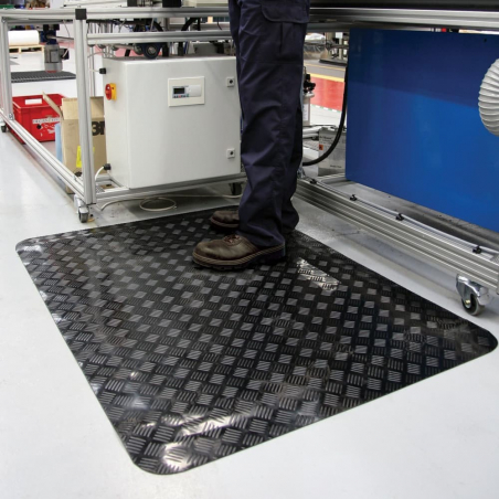 Tapis antistatique en tôle diamant Tapis antistatique en tôle diamant