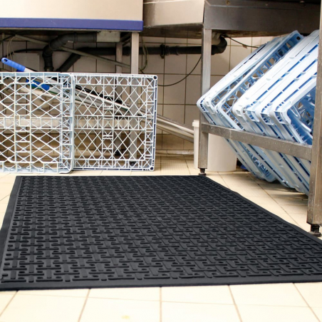 Tapis motif à croix antidérapant Tapis motif à croix antidérapant