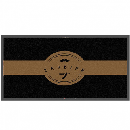 Tapis logo barbier Tapis logo barbier