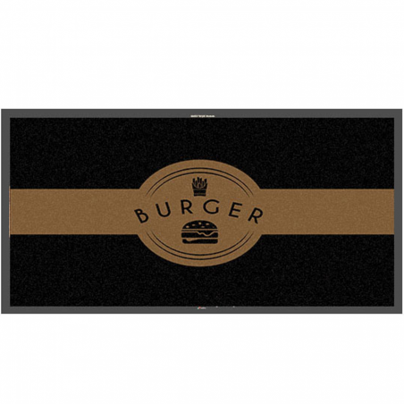 Tapis logo burger - Tapis thématique Tapis logo burger - Tapis thématique