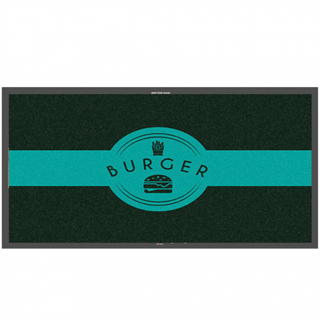 Tapis logo burger - Tapis thématique Tapis logo burger - Tapis thématique