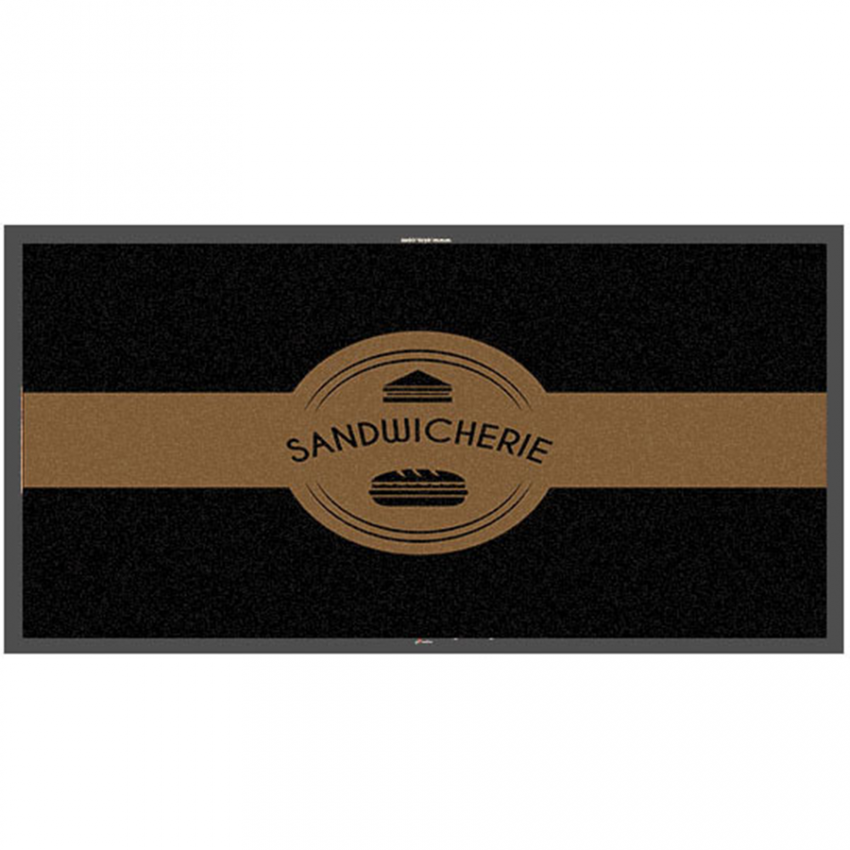 Tapis logo sandwicherie - Tapis thématique