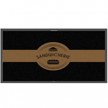 Tapis logo sandwicherie - Tapis thématique Tapis logo sandwicherie - Tapis thématique