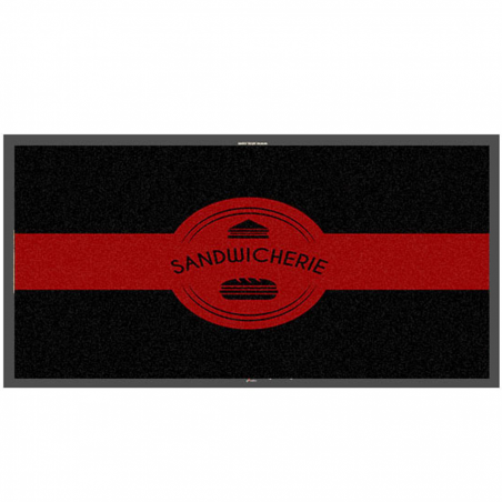 Tapis logo sandwicherie - Tapis thématique Tapis logo sandwicherie - Tapis thématique