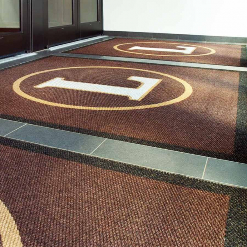 Tapis d'entrée personnalisés Tapis logo grattant - 0 - PRECISION NIB