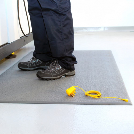 Tapis antistatique surface granuleuse Tapis antistatique surface granuleuse
