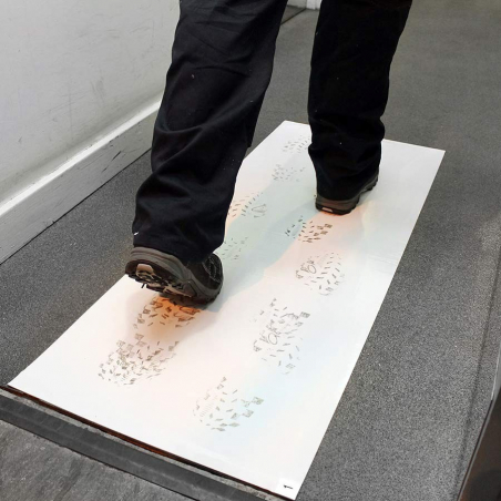 Tapis feuilles anti-contamination - Tapis désinfectants chaussures Tapis feuilles anti-contamination - Tapis désinfectants chaussures