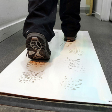 Tapis feuilles anti-contamination - Tapis désinfectants chaussures Tapis feuilles anti-contamination - Tapis désinfectants chaussures