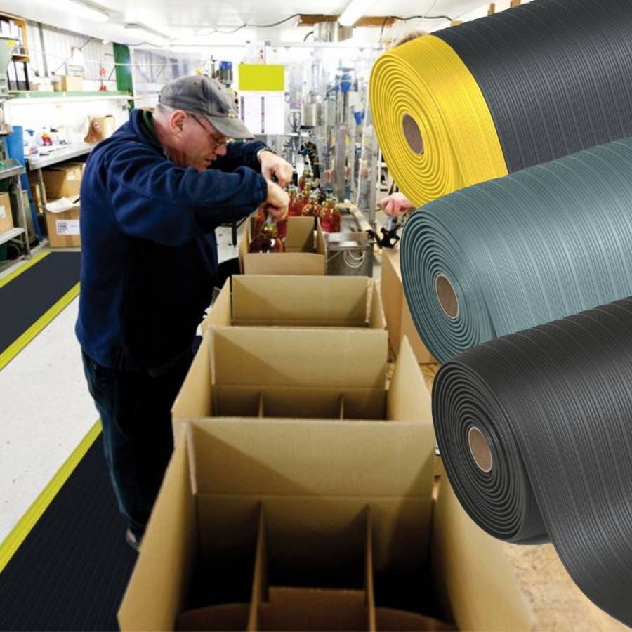 Etm Tapis De Protection Pour La Gestion Des Câbles Avec Bordure D 039 Avertissement Pour L G 580684