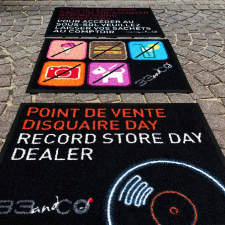 Tapis logo personnalisé sur mesure Tapis logo personnalisé sur mesure