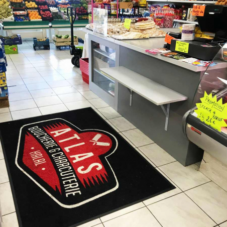 Tapis logo personnalisé sur mesure Tapis logo personnalisé sur mesure