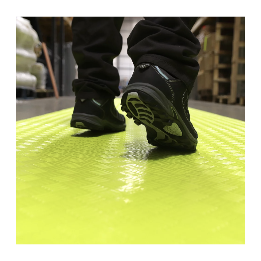 Protection de sol et stockage industriel Tapis de sécurité haute visibilité pour chantier - 318 - SitePath