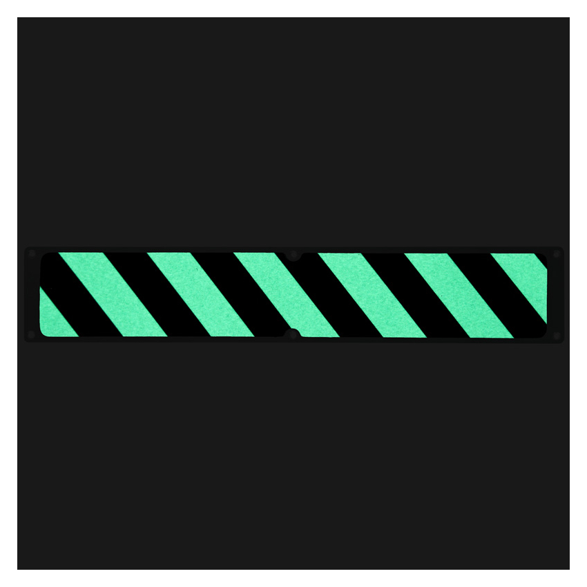 Bandes de marquage Plaque aluminium avec surface antidérapante - 34.8 - 