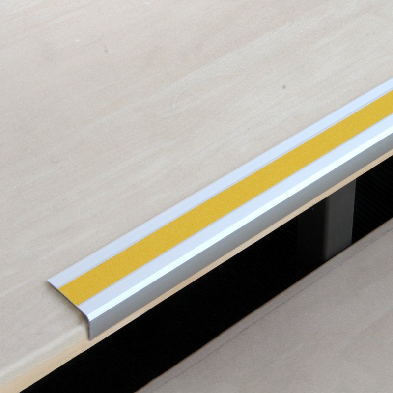 Nez De Marche PROVISTON – Alu Anodisé, 29x39x1000 Mm, épaisseur Sol 3 Mm
