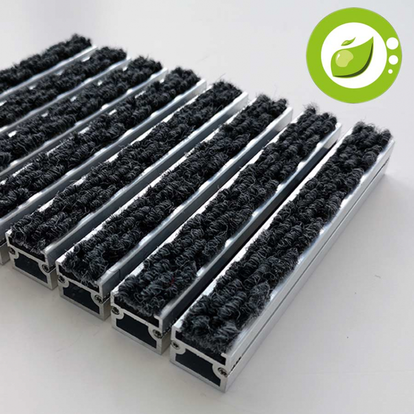 Système aluminium passage intense aiguilleté R - Tapis aluminium Système aluminium passage intense aiguilleté R - Tapis aluminium