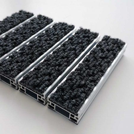 Tapis structure aluminium large aiguilleté - Tapis aluminium Tapis structure aluminium large aiguilleté - Tapis aluminium