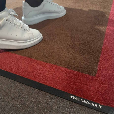 Tapis logo fibres recyclées Tapis logo fibres recyclées