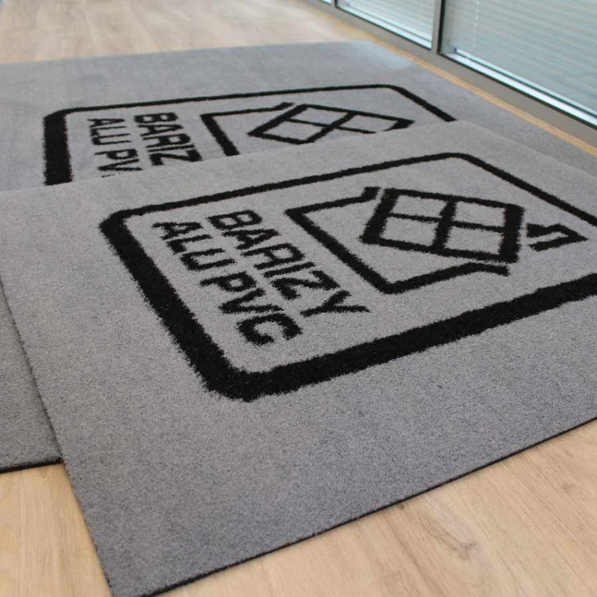 Tapis logo extérieur bicolore - Tapis logo Tapis logo extérieur bicolore - Tapis logo