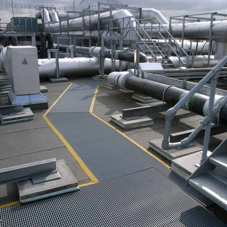 Tapis passerelle toiture - Bandes de marquage au sol Tapis passerelle toiture - Bandes de marquage au sol
