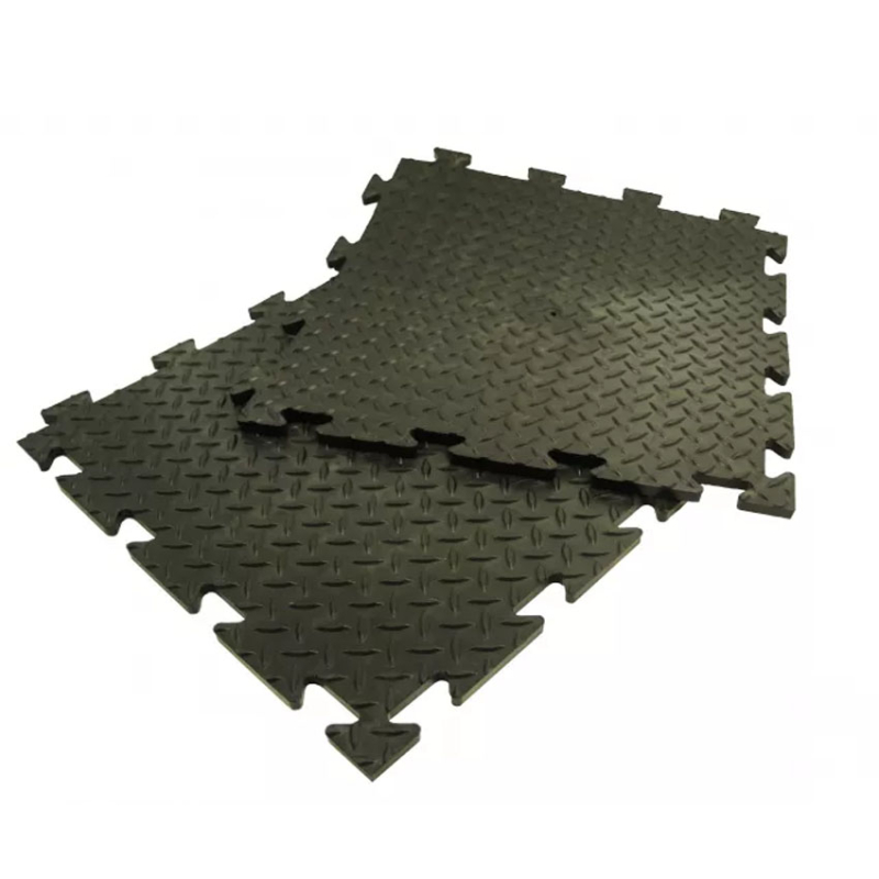 Tapis et revêtements de sols Dalle PVC Antidérapante Noir - 346.8 - Plastex Chex