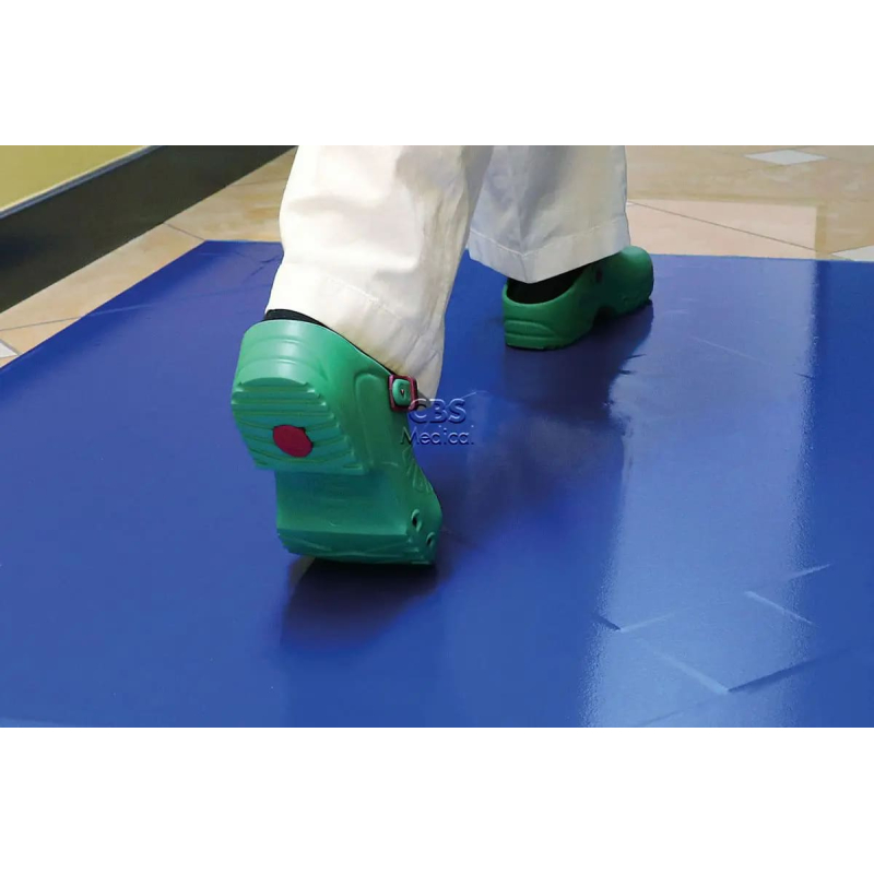 Solution désinfectante pour tapis Tapis décontaminant secteur de santé 30 Feuilles - 46.8 - décontaminant - cbs medical