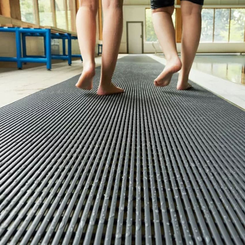 Caillebotis hygiéniques Caillebotis Piscine PVC Antidérapant - 1774.8 - HERONRIB