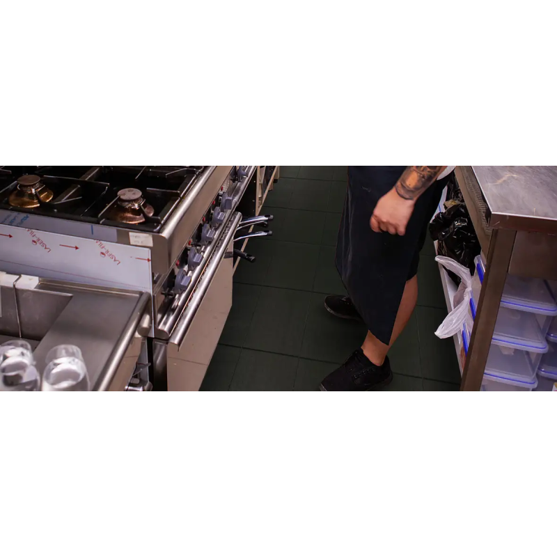 Tapis et revêtements de sols Dalle caoutchouc connectable modulable - 65.316 - 