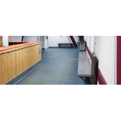 Dalles Dalle caoutchouc très robuste pour patinoire Noir 61x61cm - 0 - M75