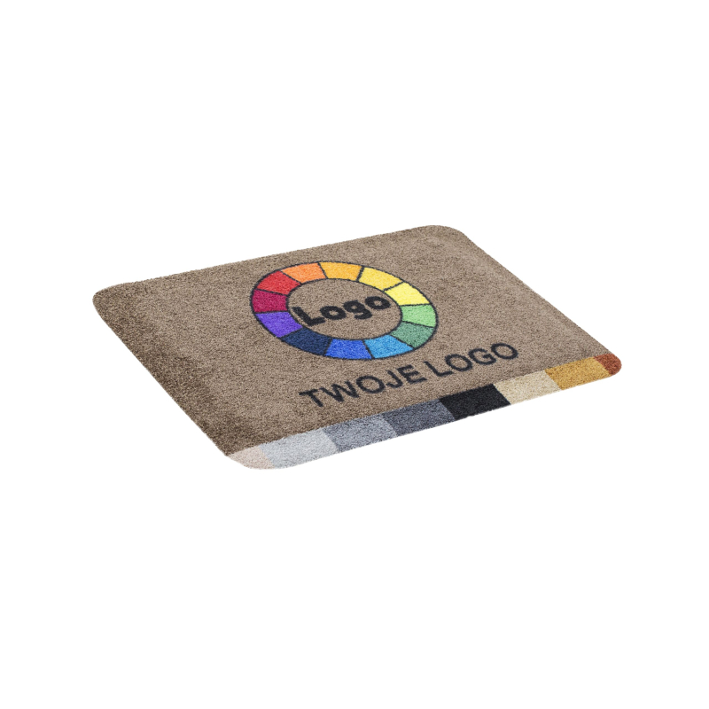 Tapis antifatigue personnalisable Komfort Design avec logo d'entreprise et surface en polyamide