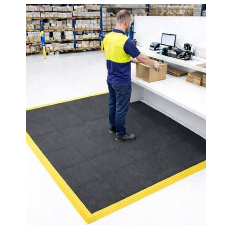 Tapis antifatigue modulaire classique pour travail debout prolongé
