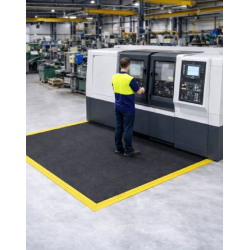 Tapis antifatigue modulaire milieux huileux pour travail debout prolongé