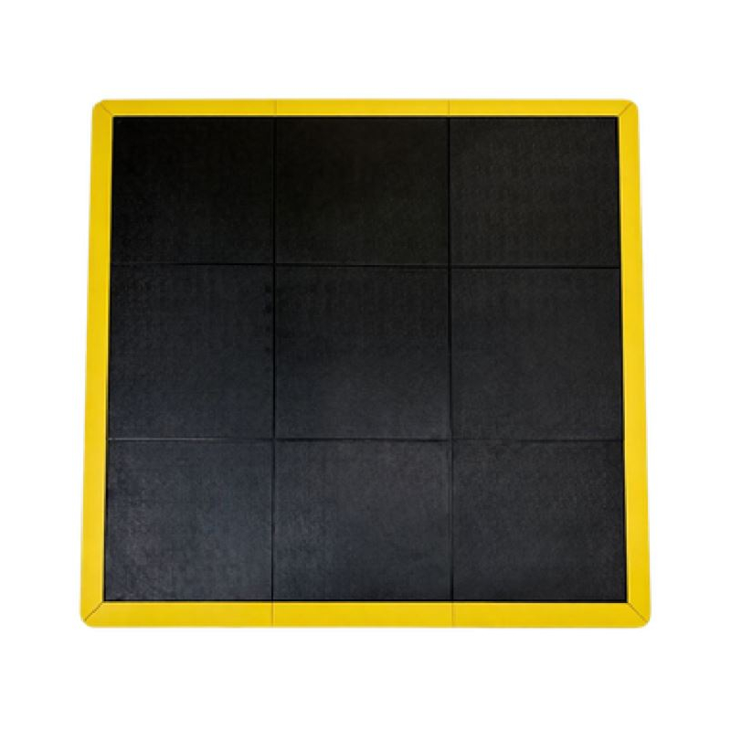 Tapis antifatigue 100% Nitrile pour poste d'usinage et travail debout prolongé exposé aux huiles.