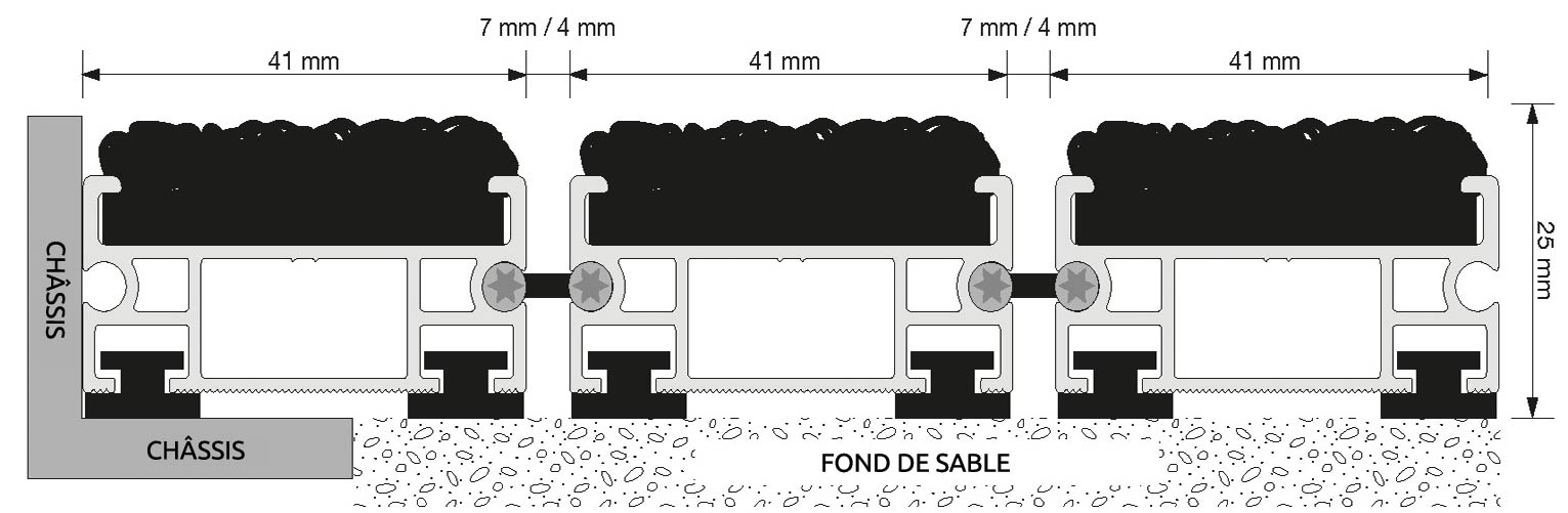 Tapis de drainage de sol en silicone polyvalent pour différentes zones de  votre