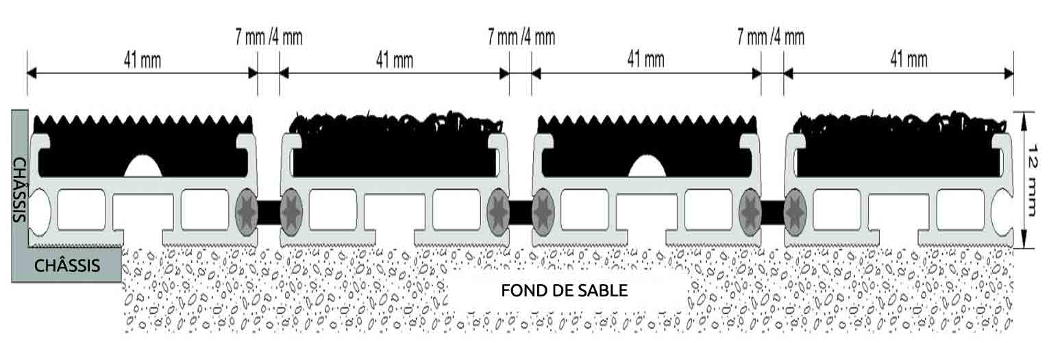 Tapis de drainage de sol en silicone polyvalent pour différentes zones de  votre