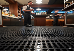 Restaurants, bars, cafés : pourquoi vous avez besoin de caillebotis derrière le comptoir